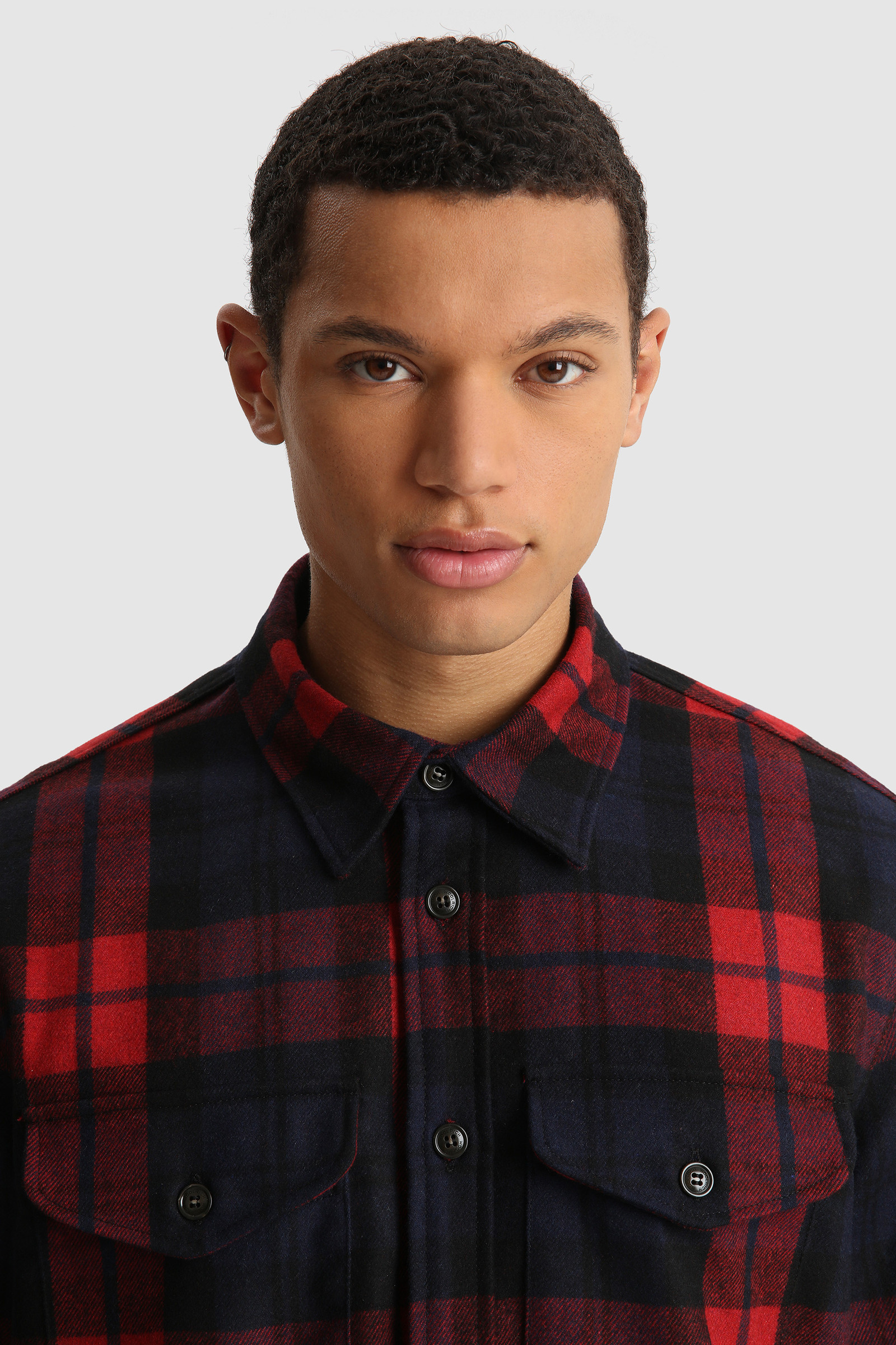 Oxbow Flannel Shirt - Made in Usa Red photo 5 | Woolrich