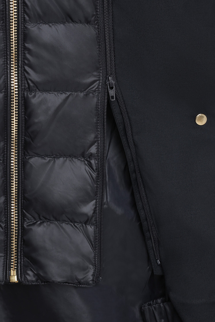 Prescott luxe 2-in-1 down Jacket with removable hood