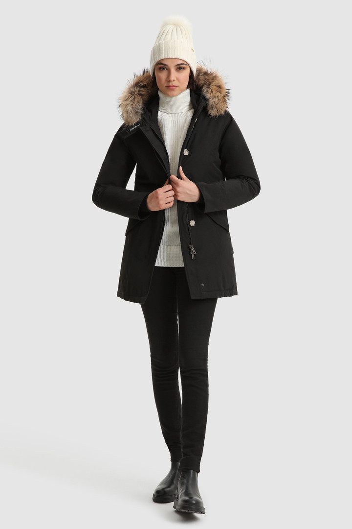 Ramar Cloth Arctic Parka with removable fur Black photo 2 | Woolrich