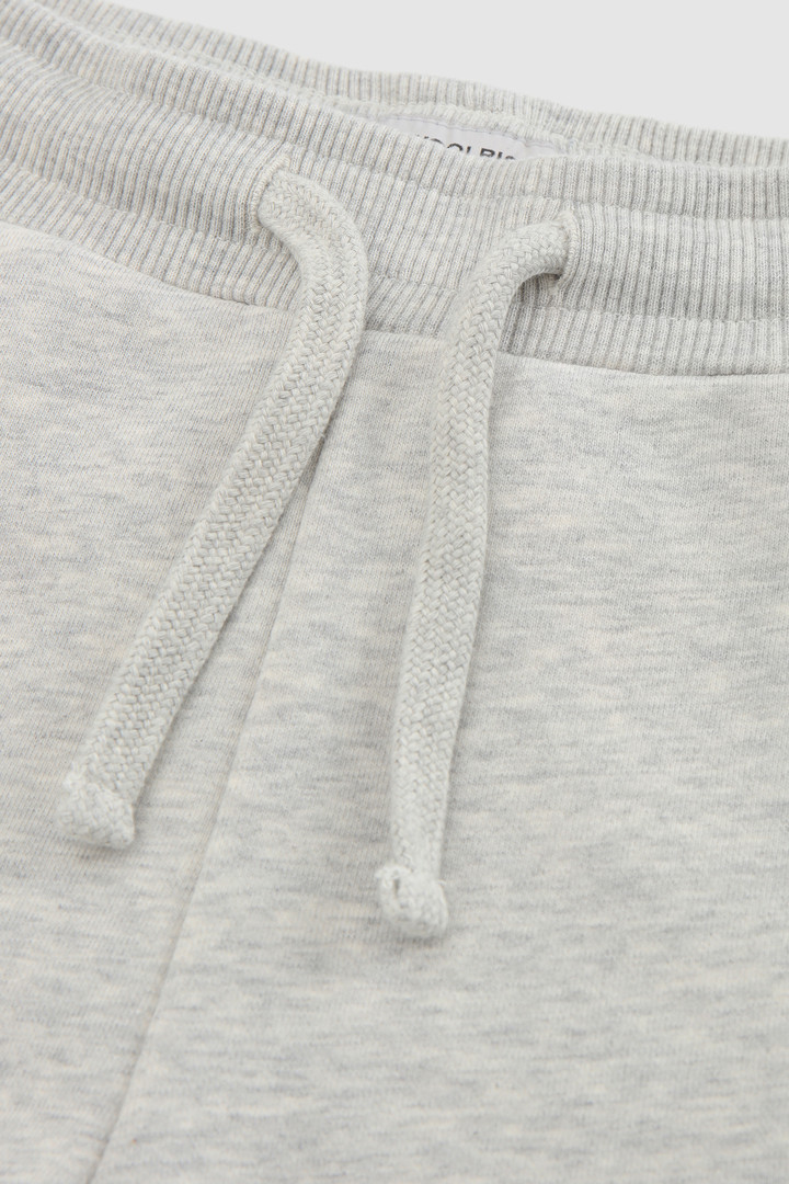 Pantalón deportivo de niña en forro polar de algodón grey photo 3 | Woolrich