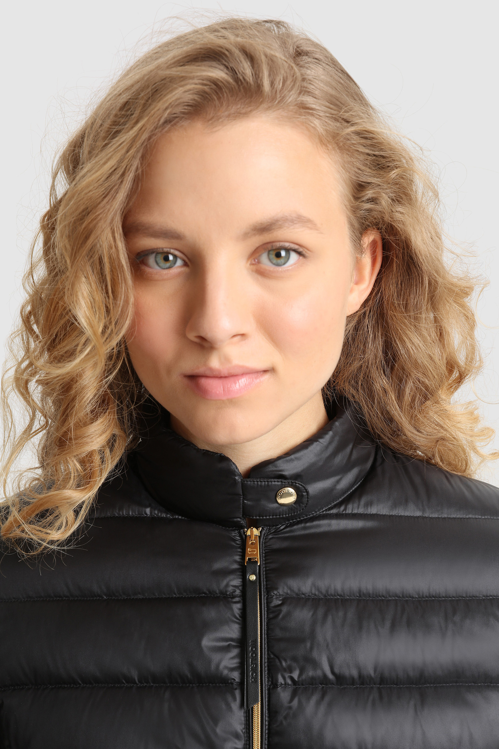 Abbie quilted Jacket in satin nylon