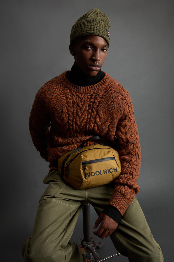 Pullover mit Rundhalsausschnitt aus Baumwoll-Woll-Mischung by Todd Snyder Braun photo 6 | Woolrich