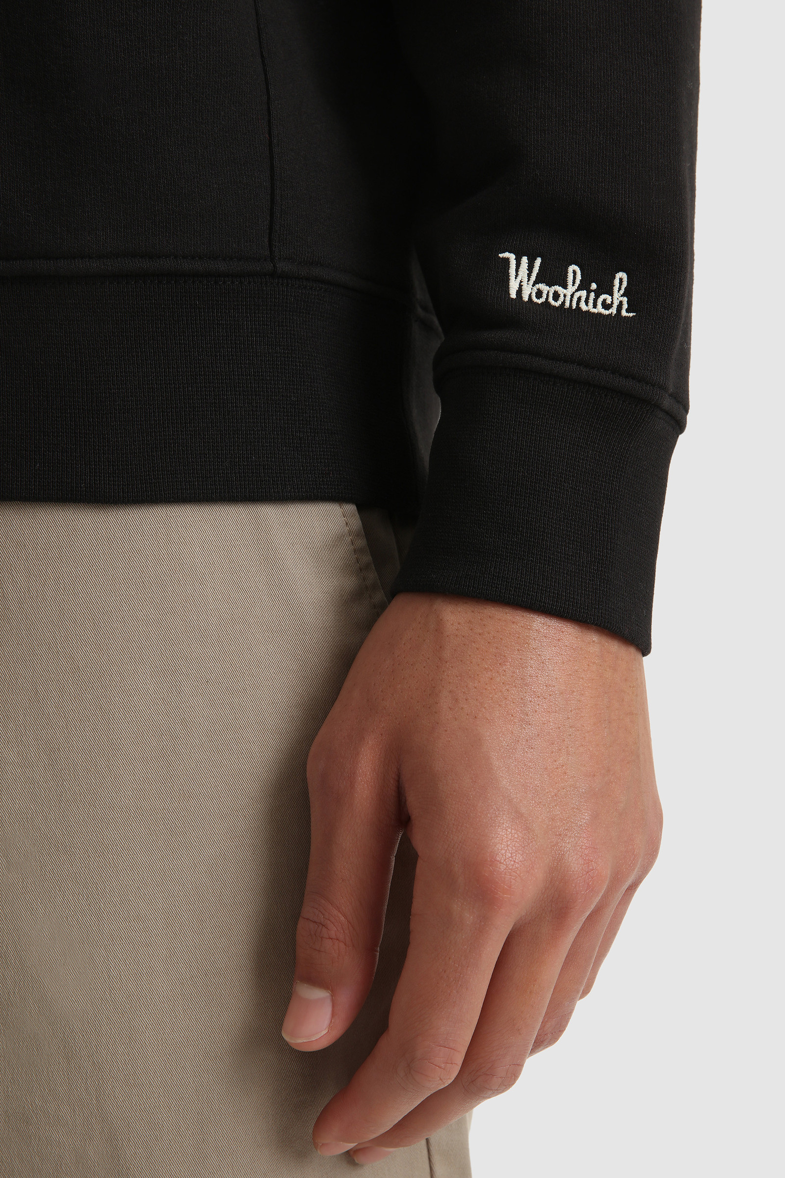 American brushed cotton crewneck sweatshirt