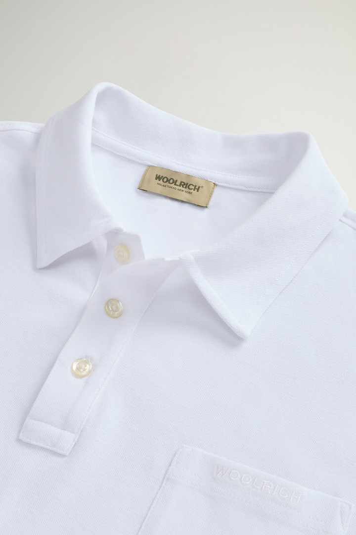 ICE COTTON POLO White photo 6 | Woolrich