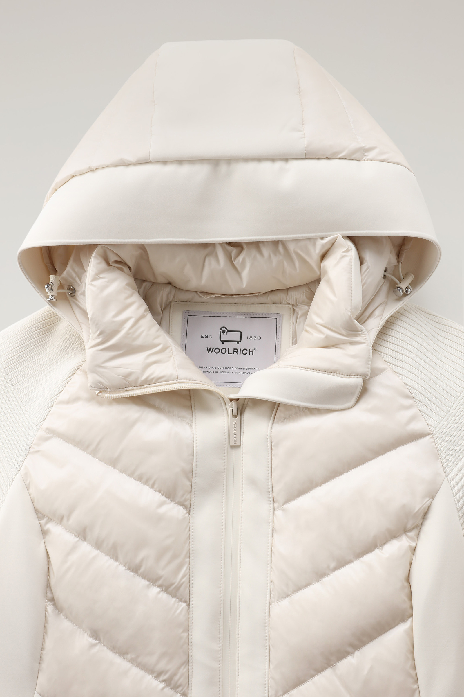 Veste Suffolk en microfibre stretch et softshell blanc photo 6 | Woolrich