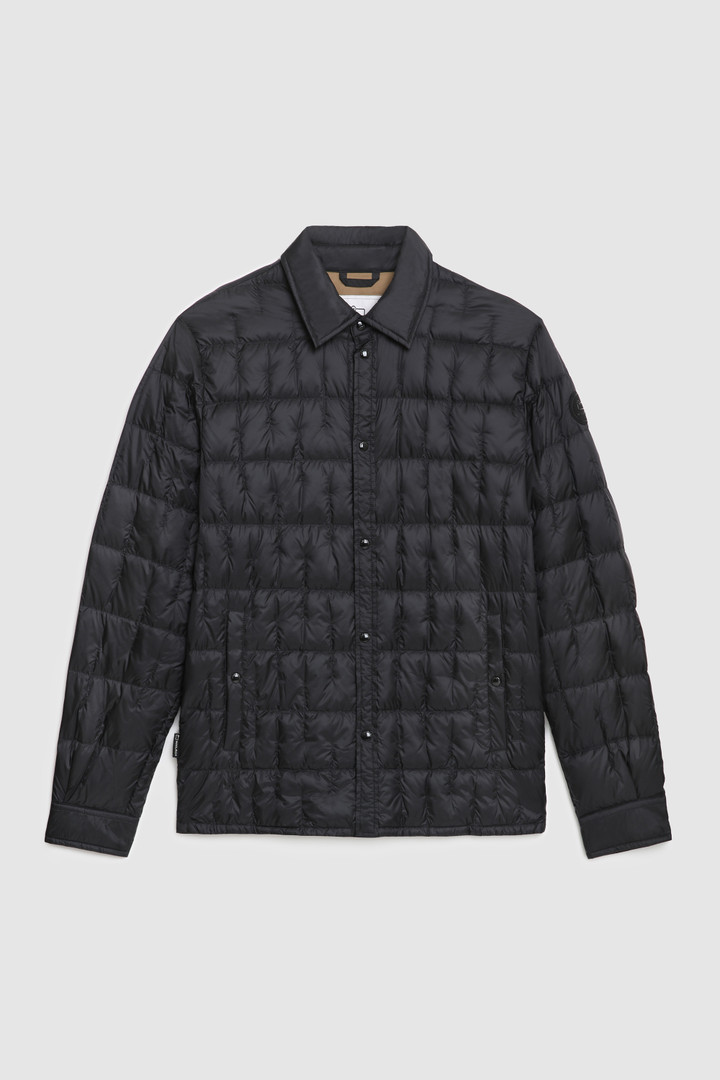Deepsix packable overshirt in recycled nylon