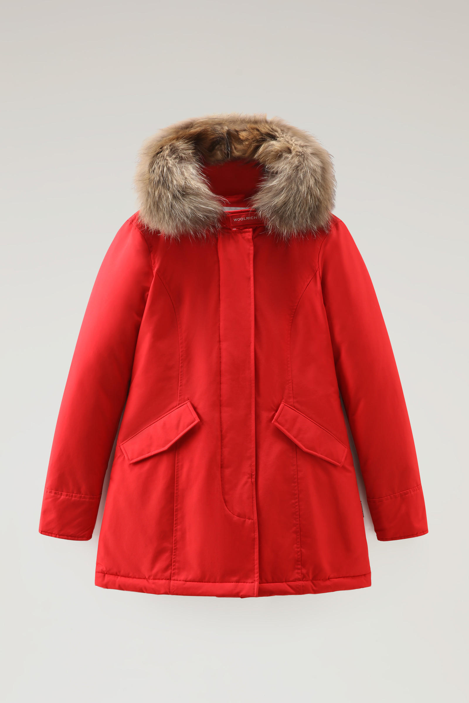 blaas gat Veronderstellen Melodrama Arctic Parka van Ramar Cloth-stof met afneembare bontrand Dames rood |  Woolrich NL