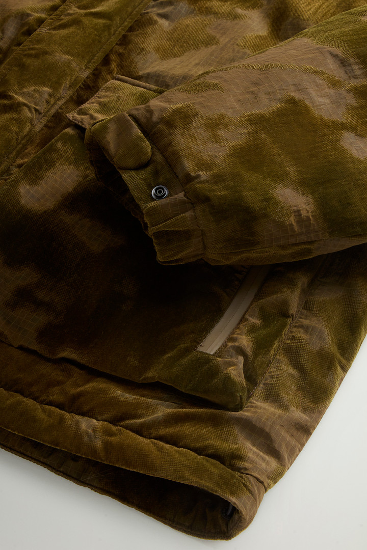 Olmetex Ripstop Nylon Jacket with Camouflage Motif by Todd Snyder Brown photo 8 | Woolrich