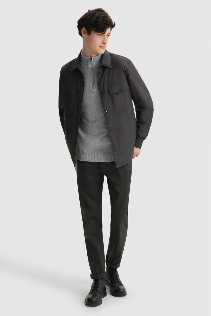 Giacca camicia Alaskan in microfibra con imbottitura PrimaLoft® nero photo 2 | Woolrich