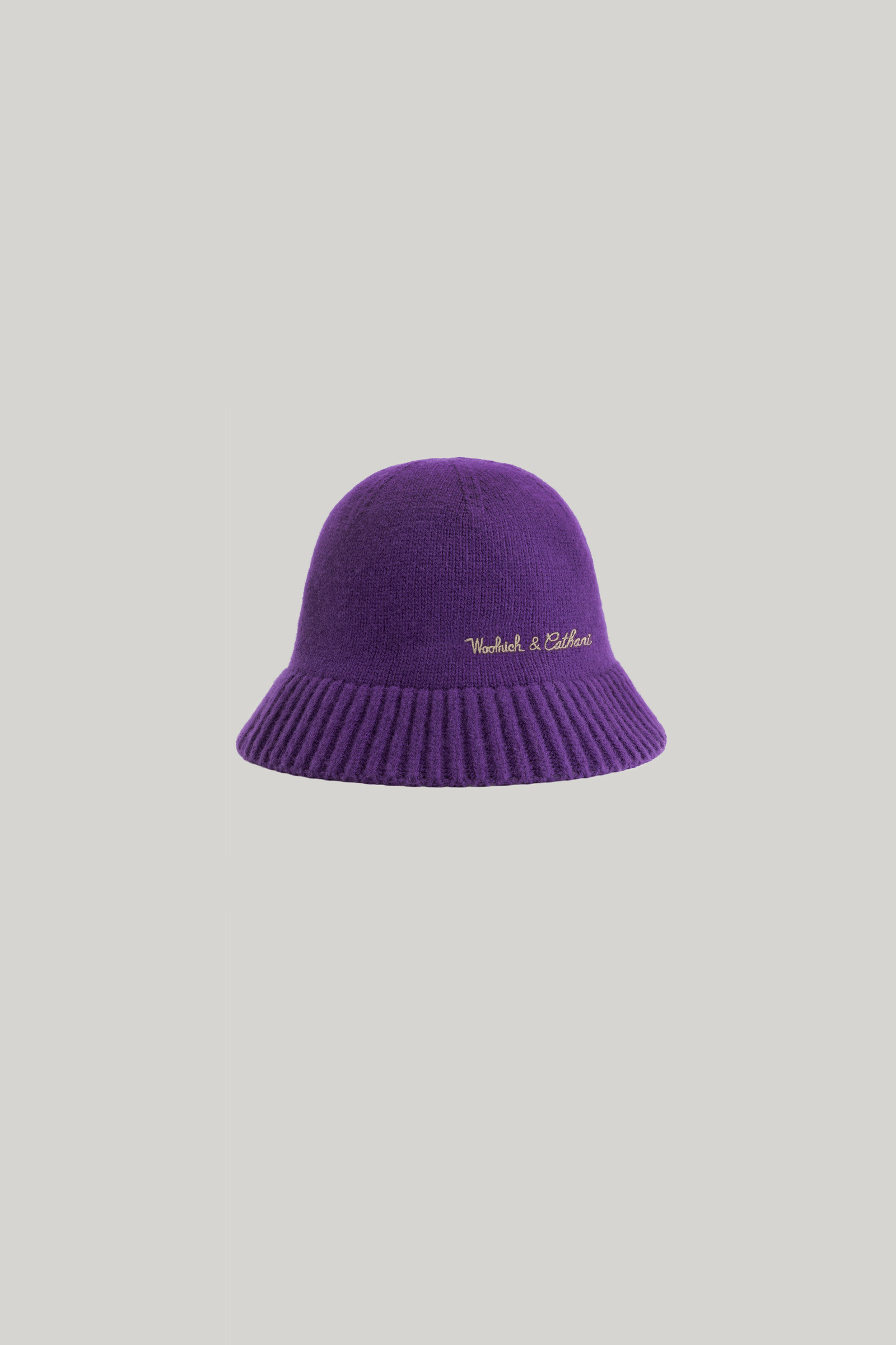Women's Knitted Hat in Pure Wool - Daniëlle Cathari / Woolrich Lilac ...