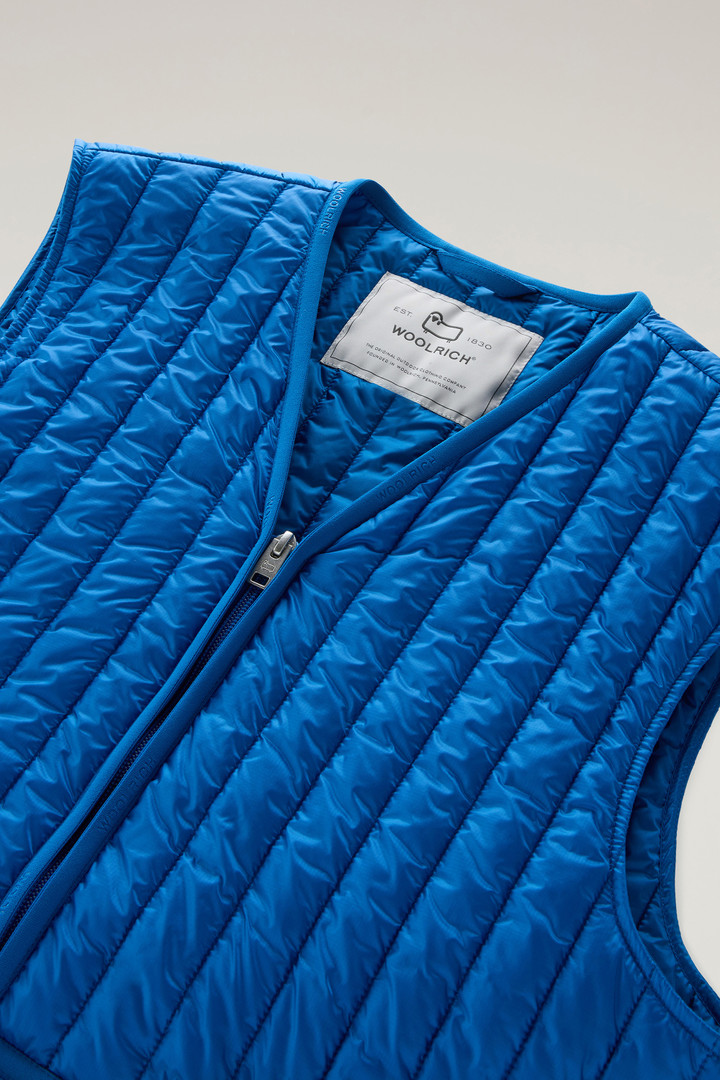 Quilted Vest in Recycled Pertex Quantum Blue photo 6 | Woolrich