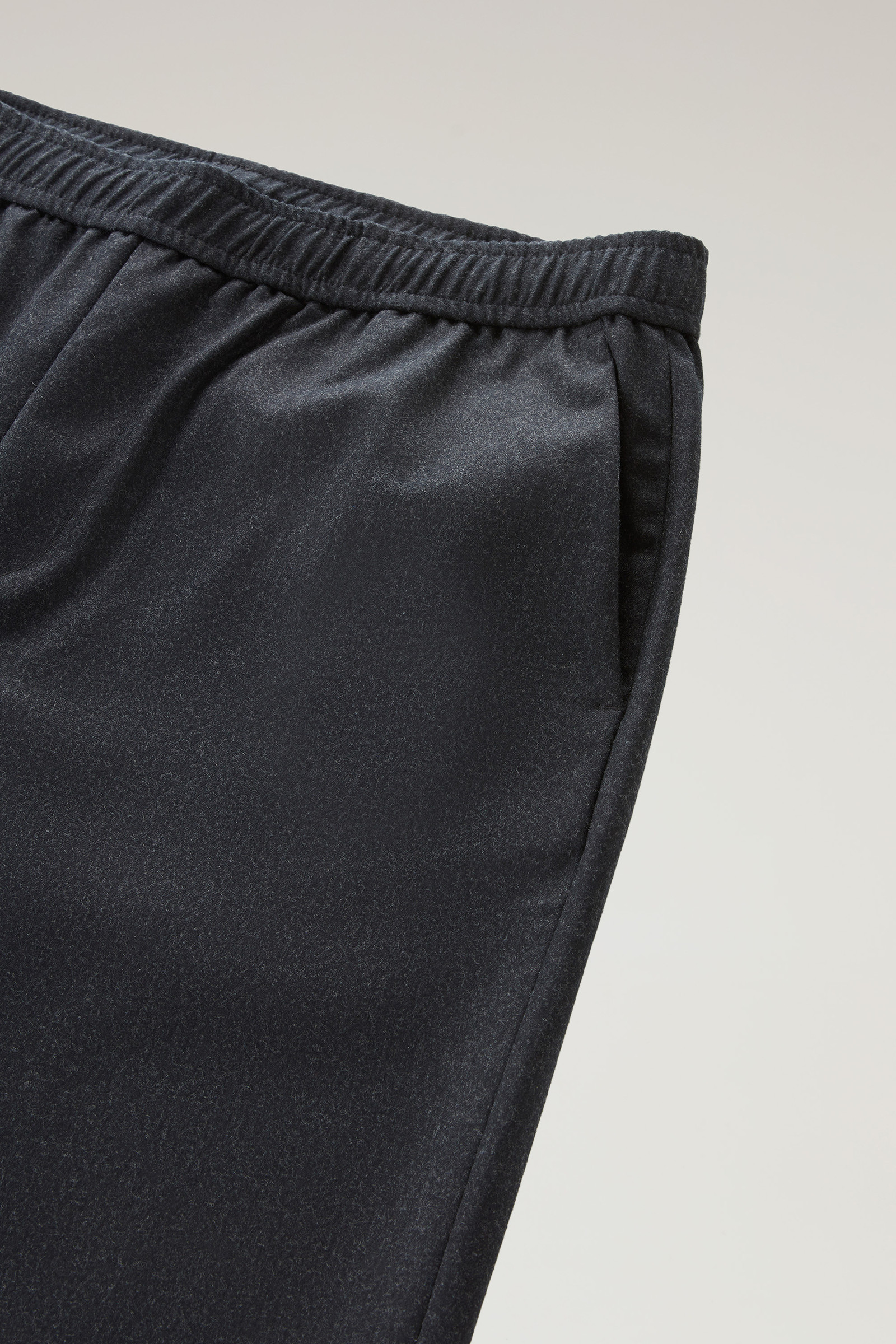 Pantaloni in flanella di lana vergine Vitale Barberis Canonico grigio photo 6 | Woolrich