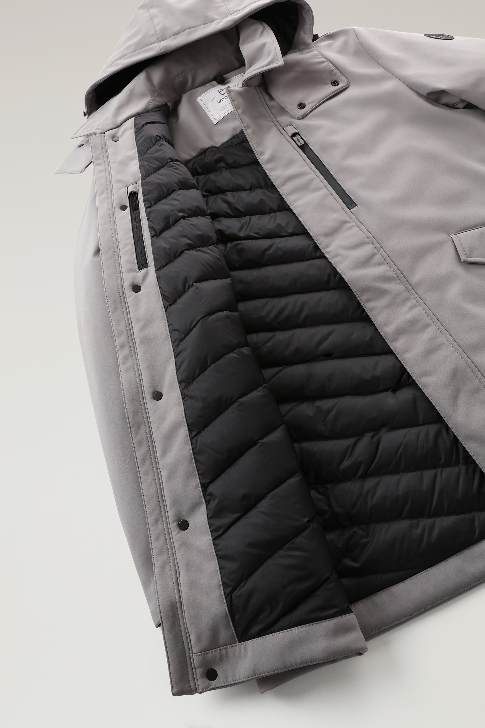 Barrow Mac Softshell Coat Grey photo 10 | Woolrich