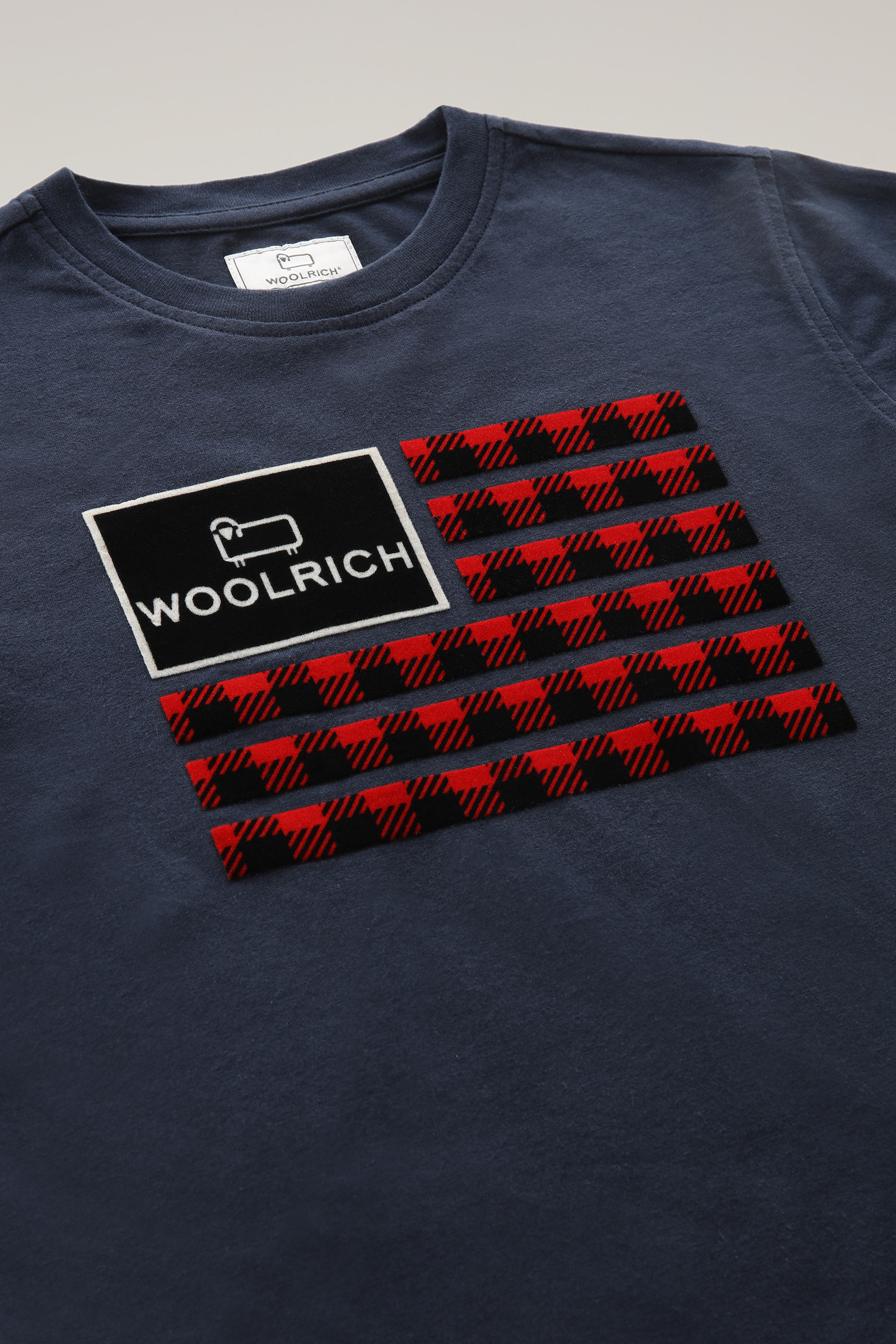 Boys' Long-Sleeved Flag Tee Blue photo 3 | Woolrich