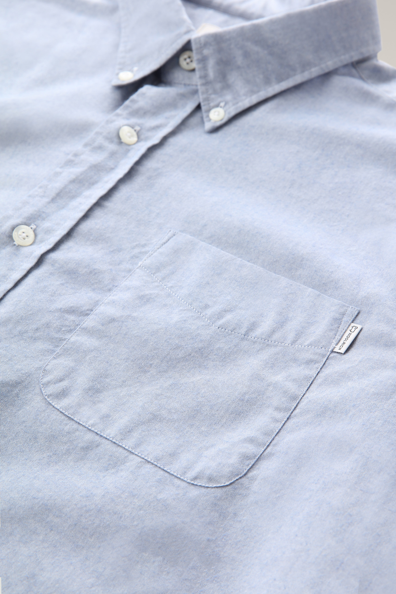 Camicia Oxford classica blu photo 7 | Woolrich