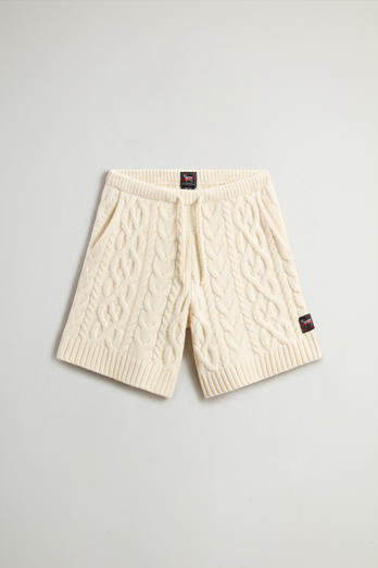 Shorts aus reiner italienischer Wolle by Todd Snyder Beige photo 1 | Woolrich