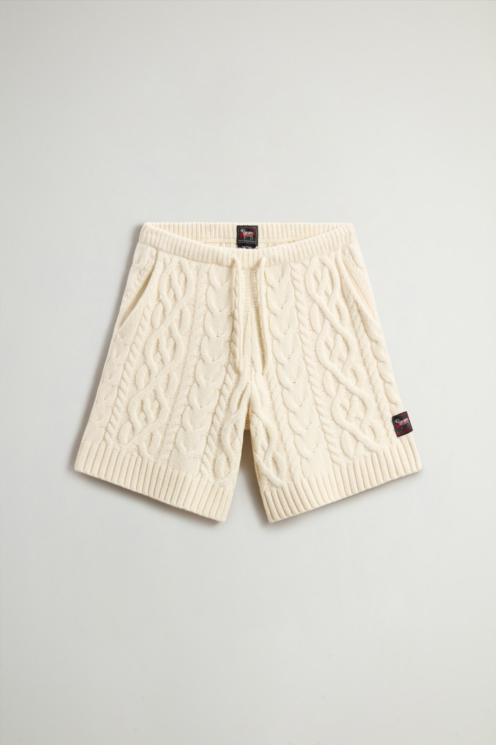 Shorts in Italian Pure Merino Wool by Todd Snyder Beige photo 4 | Woolrich