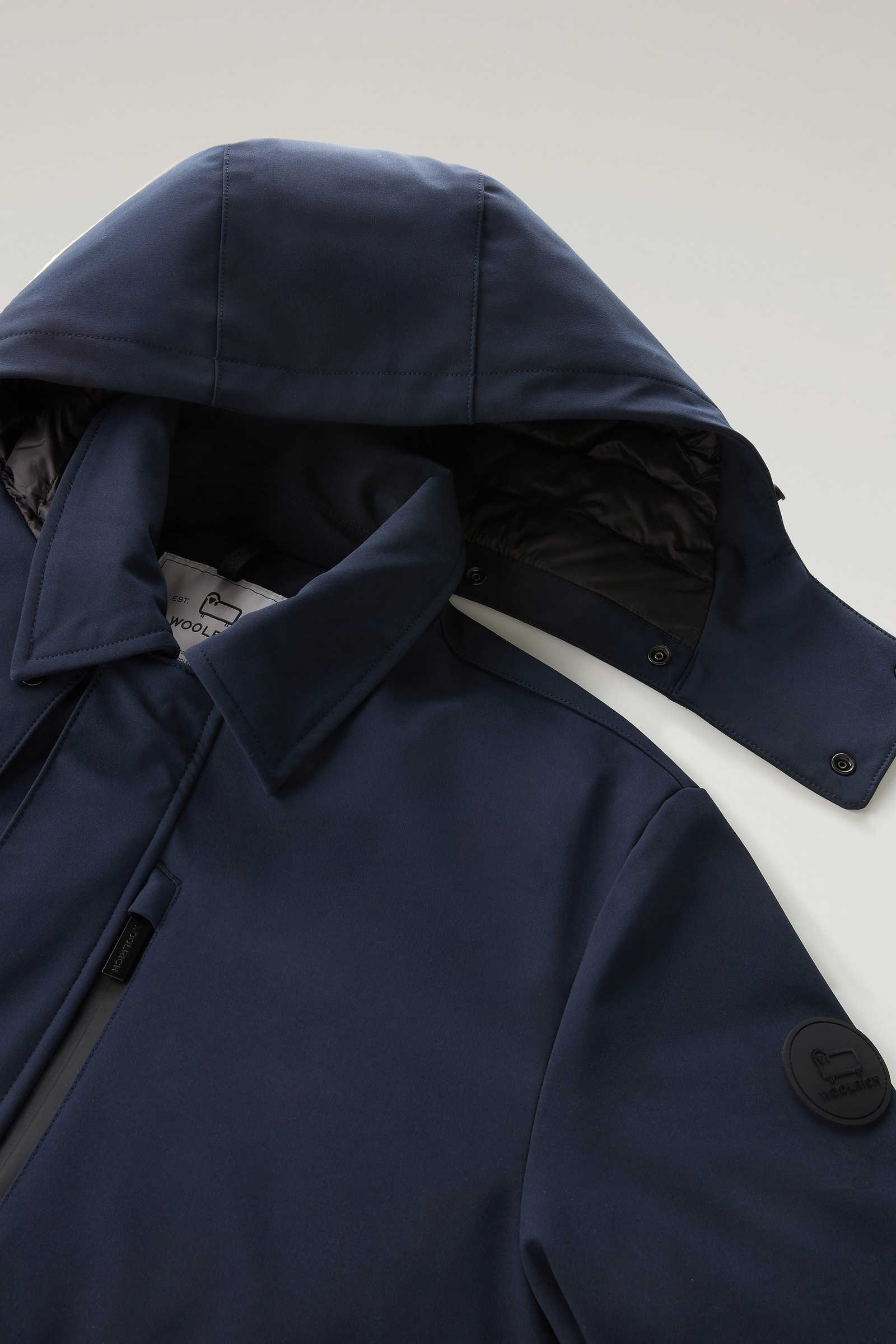 Manteau Barrow Mac en Tech Softshell bleu photo 8 | Woolrich