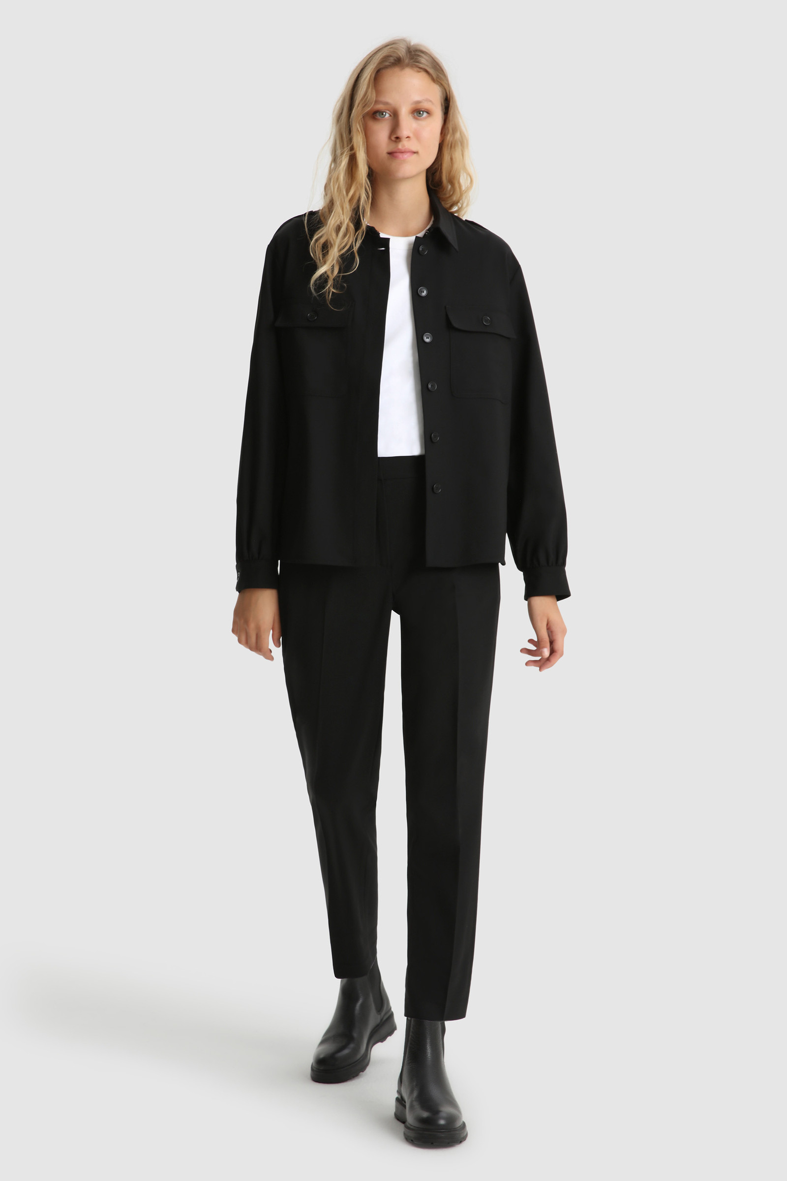 Merino Cool Wool Stretch Pant Black photo 2 | Woolrich