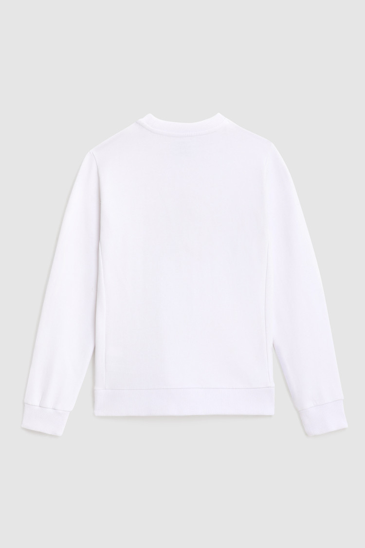 Sweatshirt mit Rundhalsausschnitt und geprägtem Sternlogo