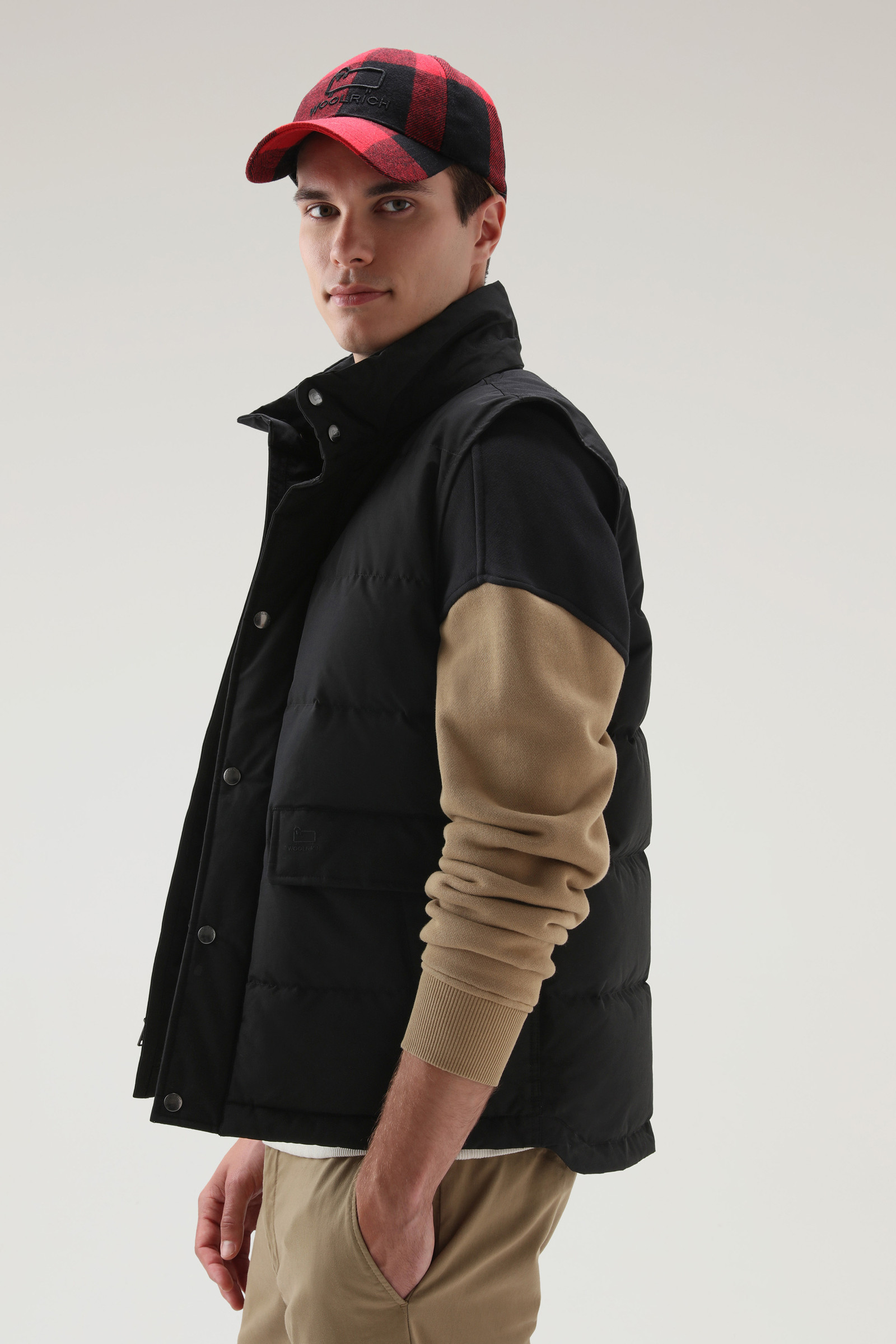 Aleutian Vest with Detachable Hood Black photo 4 | Woolrich