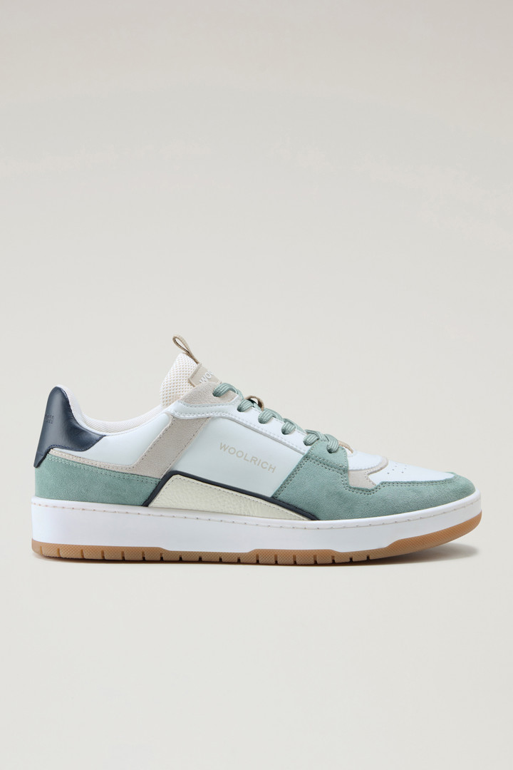 Sneakers Classic Basket in pelle scamosciata Bianco photo 1 | Woolrich