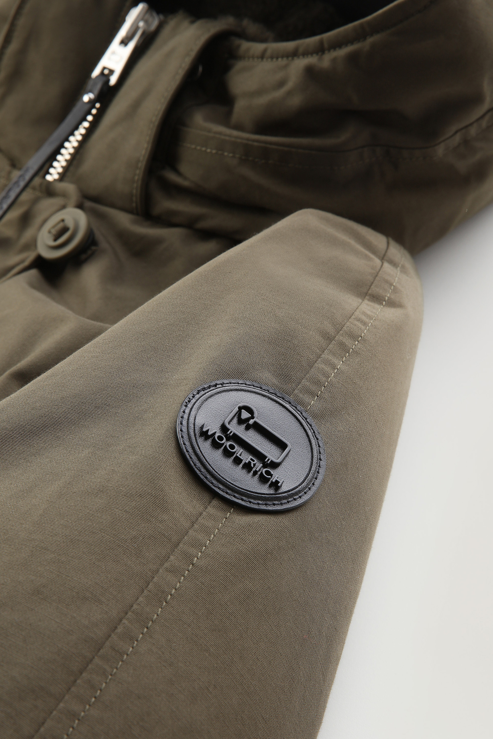 Keating Langer Parka aus Ramar Cloth grün photo 7 | Woolrich