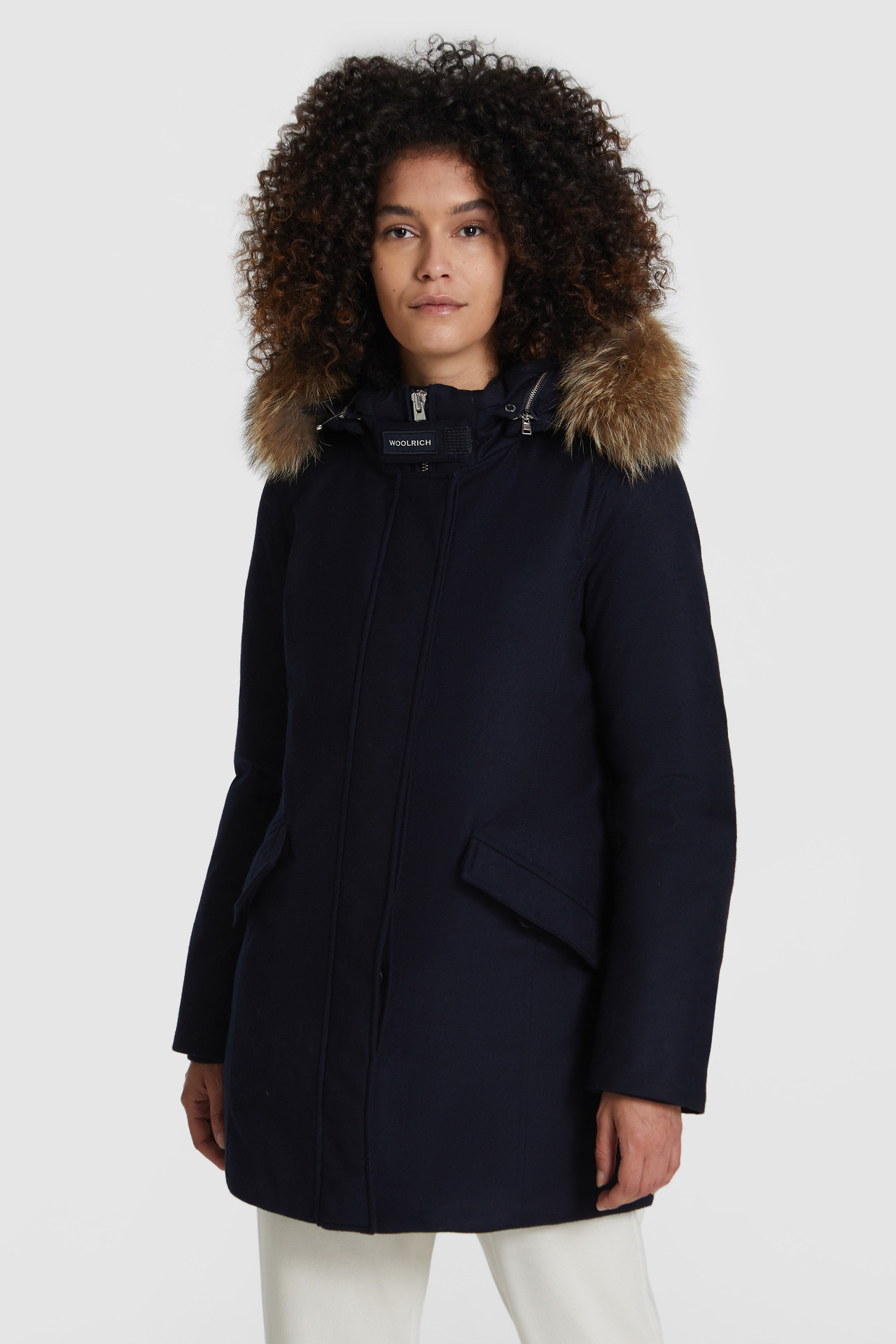 Luxe Arctic Parka With Coyote Fur