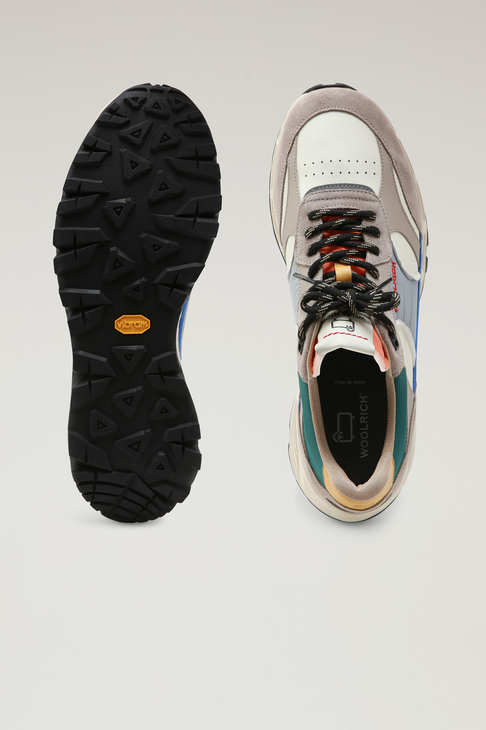 Multicolor Classic Runner Sneakers Beige photo 4 | Woolrich