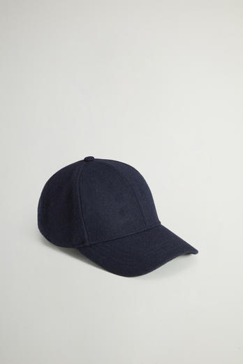 Cap in Recycled Italian Wool-Blend Blue | Woolrich