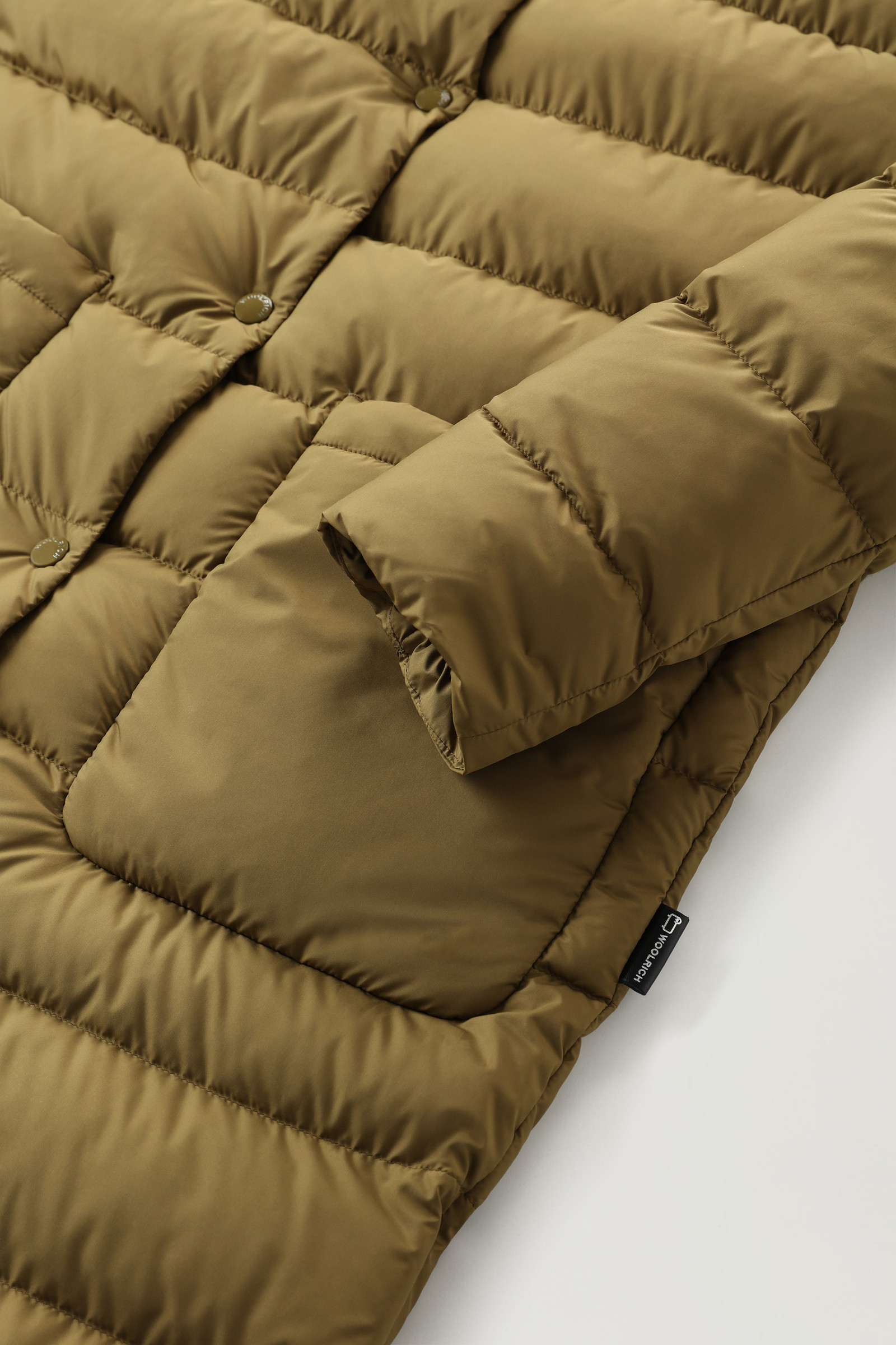 Manteau matelassé Ellis en microfibre vert photo 7 | Woolrich