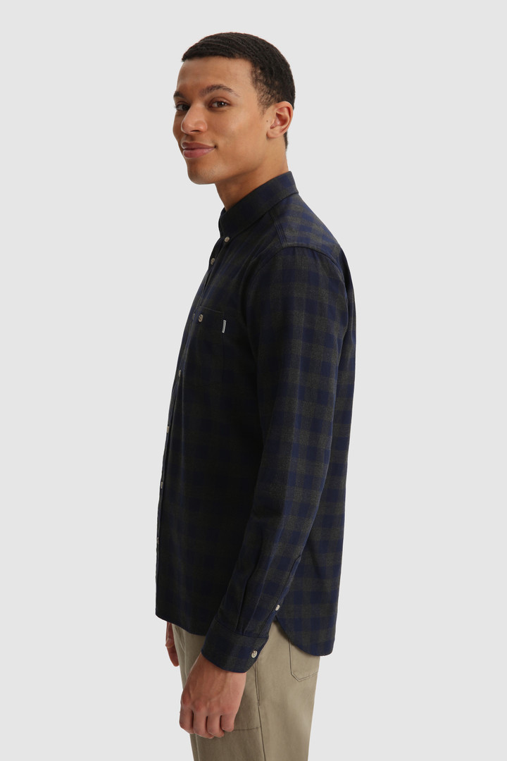Camicia Traditional in flanella di cotone