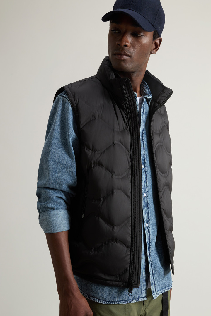 Gevoerde microvezel bodywarmer Zwart photo 4 | Woolrich