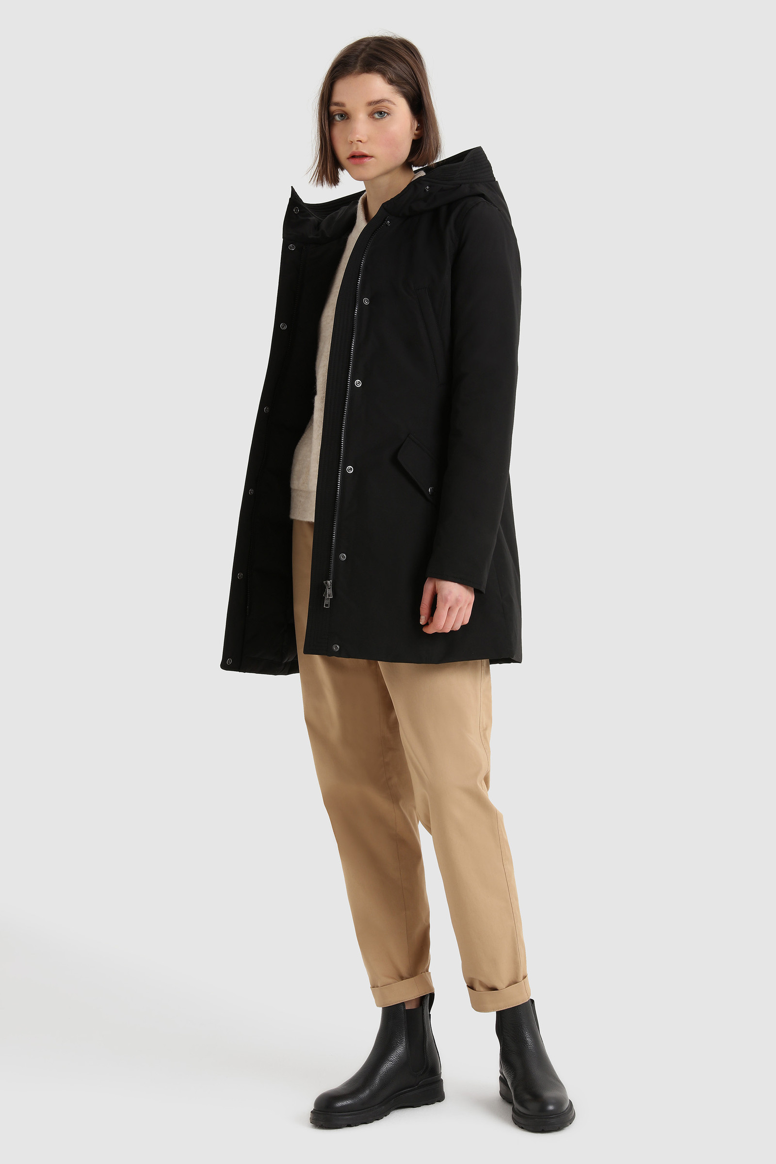Evelyn Parka Black photo 2 | Woolrich
