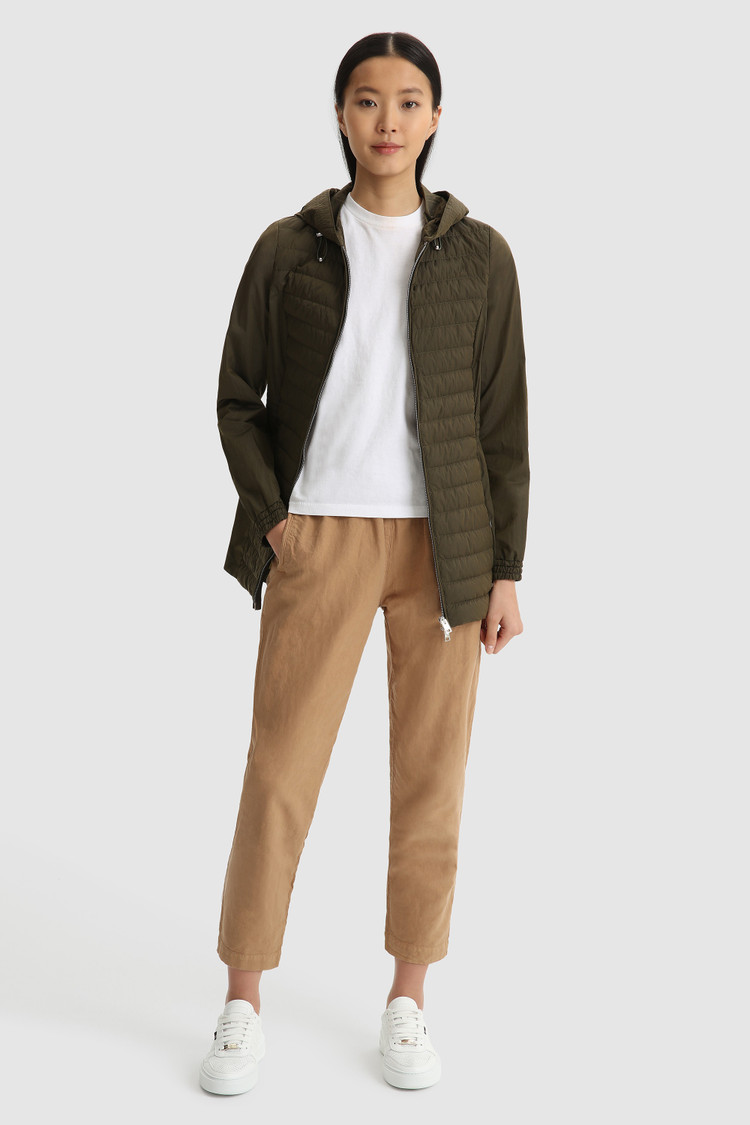 Gewatteerde parka met capuchon Violet