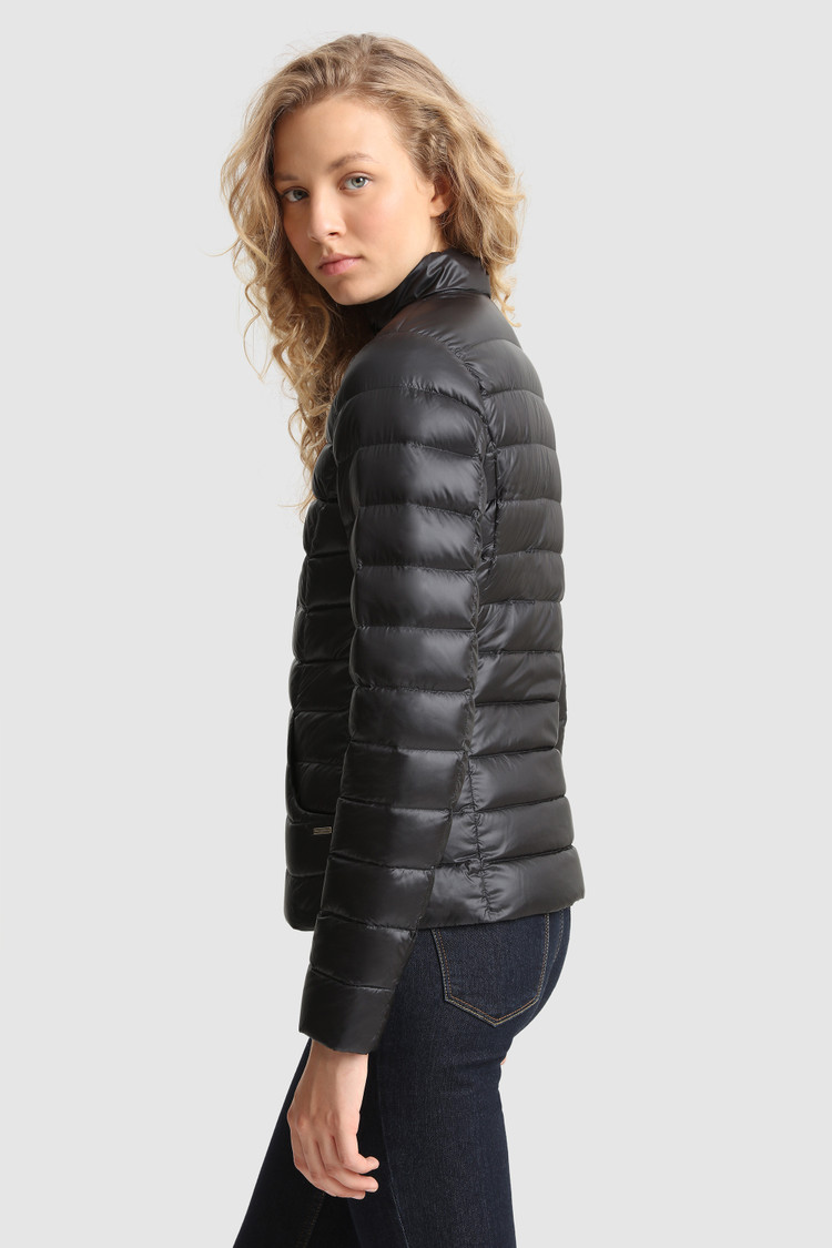 Veste Abbie matelassée en nylon satiné