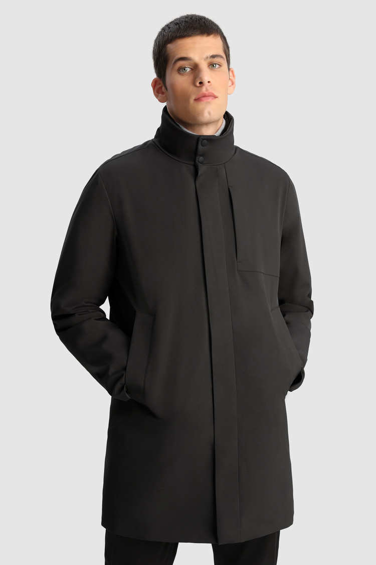 Commuting 2-in-1 Coat in stretch fabric
