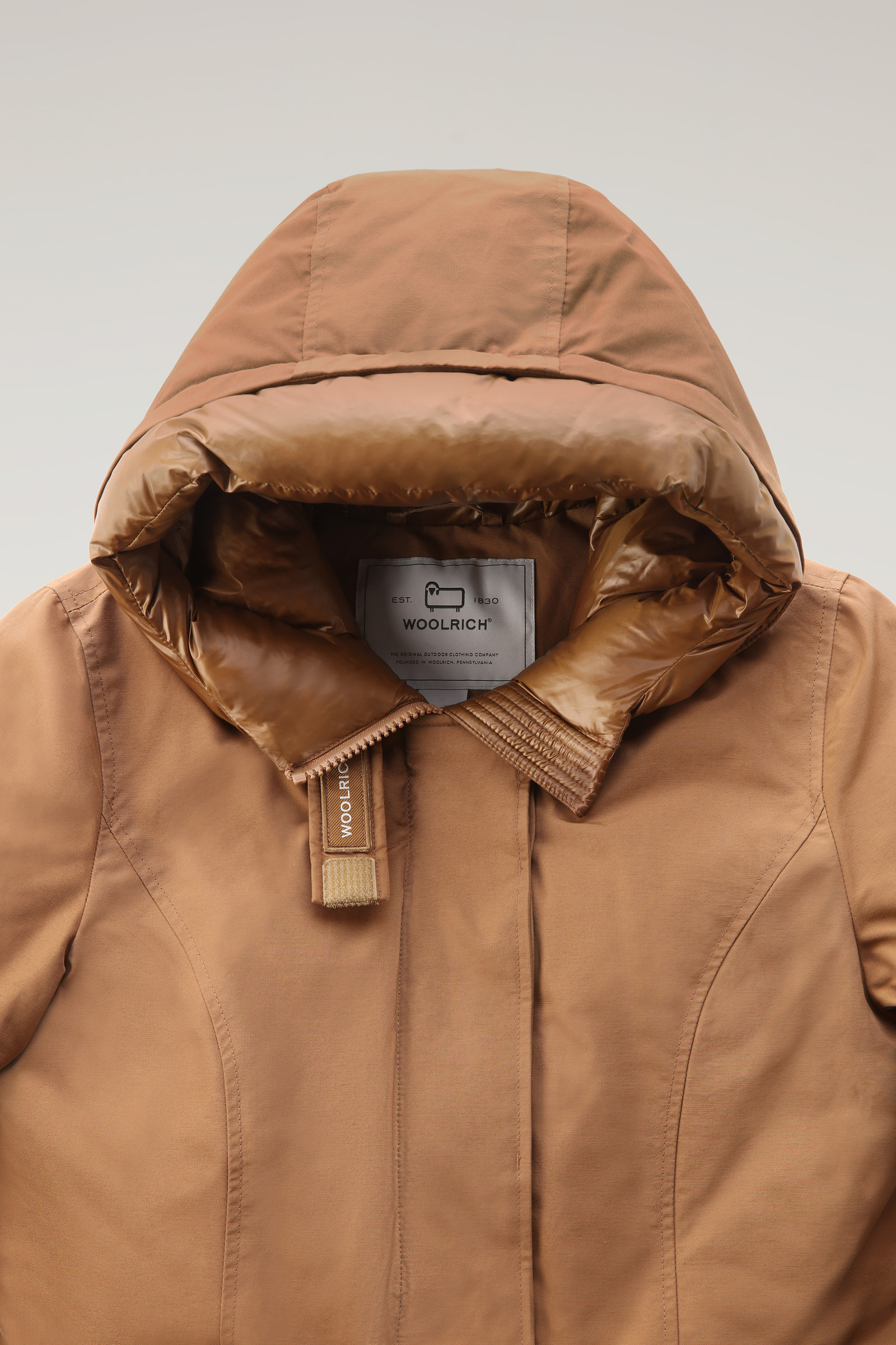Arctische parka in Ramar-stof Bruin photo 6 | Woolrich