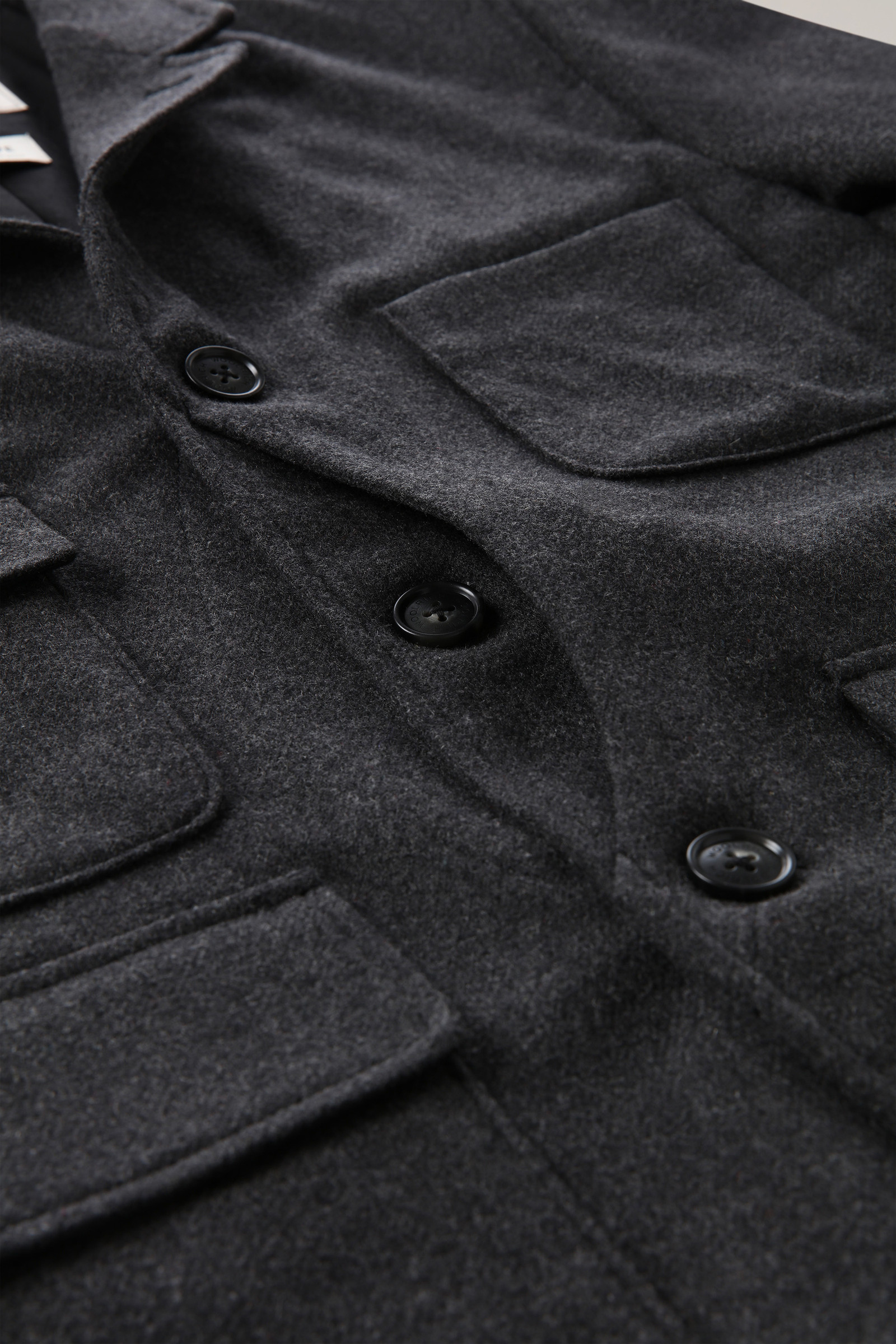 Men's Recycled Wool Upland Blazer Grey | Woolrich USA