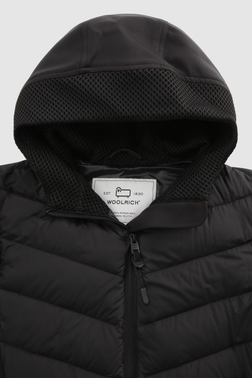 Juniata Jacket with Chevron Padding Black photo 2 | Woolrich