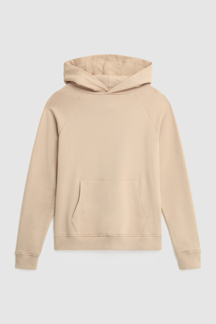 Sudadera con capucha de felpa con logotipo estampado