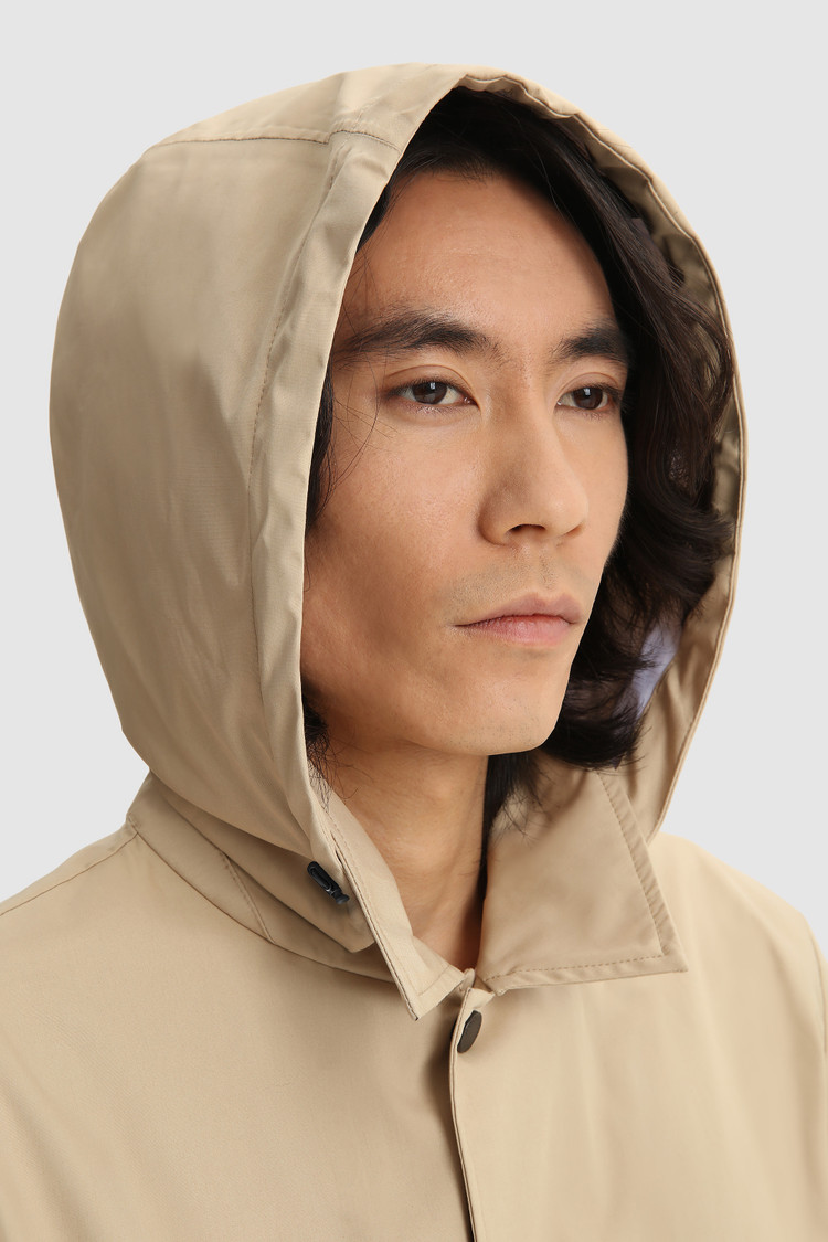 Triple-layer cotton car coat