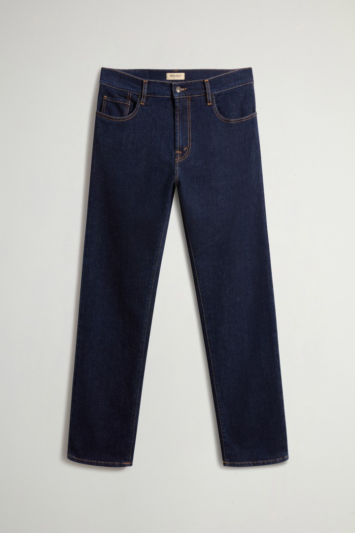Five-Pocket Jeans in Stretch Cotton Denim Blue photo 1 | Woolrich