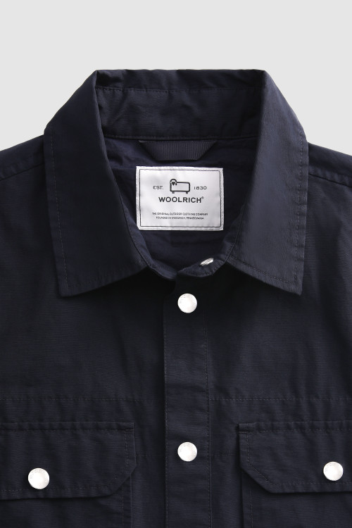 Cruiser-overshirt van biologische Ramar-stof Blauw photo 2 | Woolrich