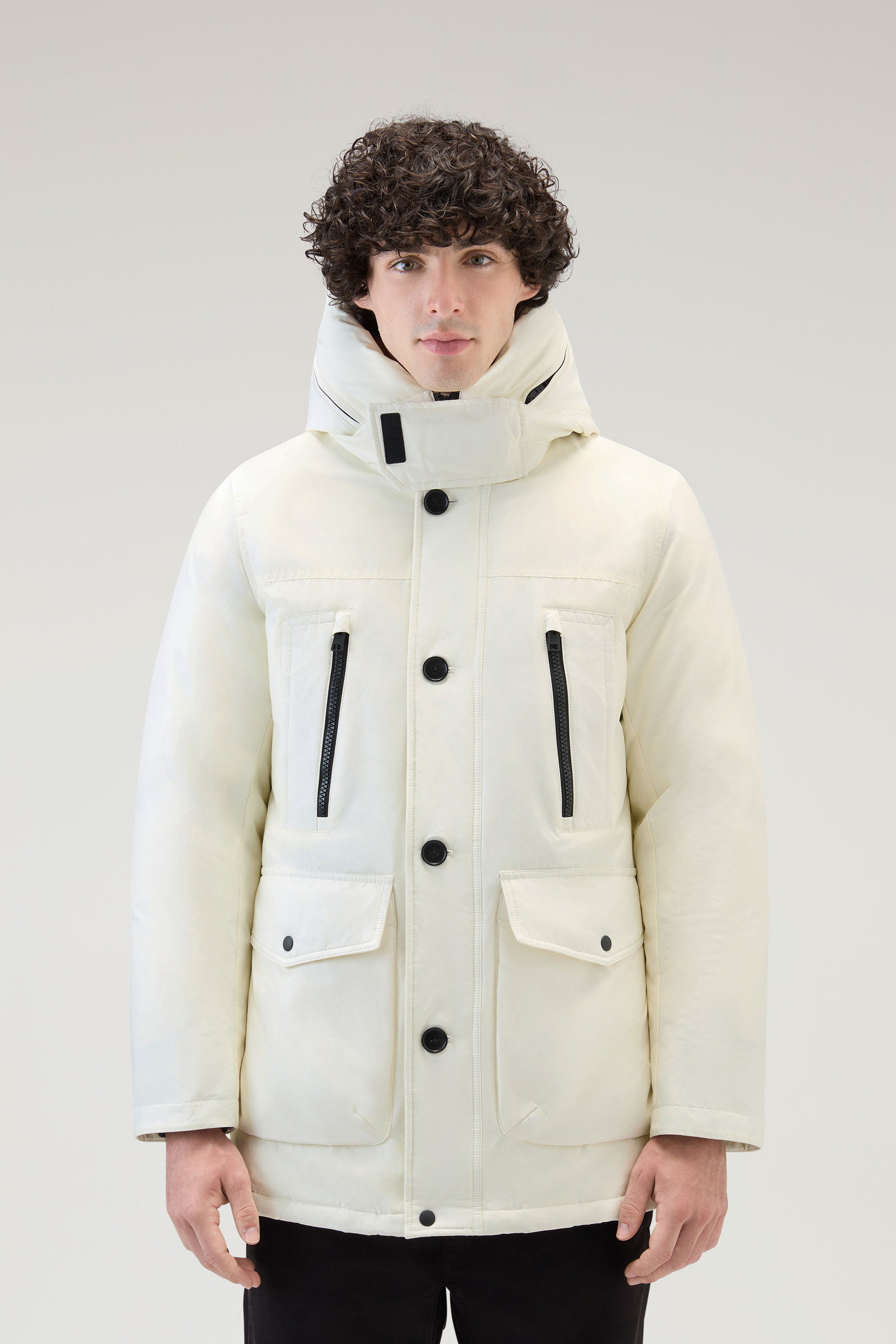 Arctic Parka Evolution de Ramar Cloth blanco | Woolrich