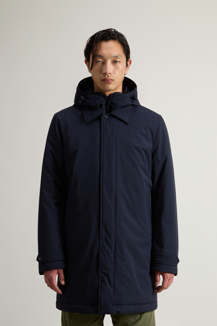 Manteau 2-en-1 en nylon élastique Bleu photo 1 | Woolrich