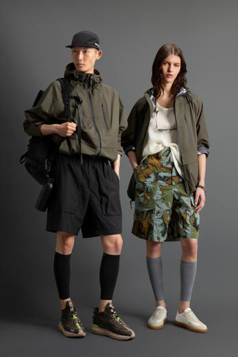 Jacket in Three-Layered Fabric by Todd Snyder Green | Woolrich