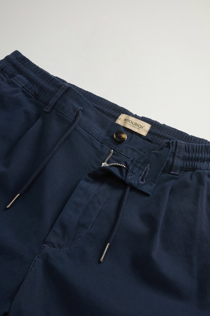 COTTON TWILL MILTON PANT GD Blau photo 2 | Woolrich