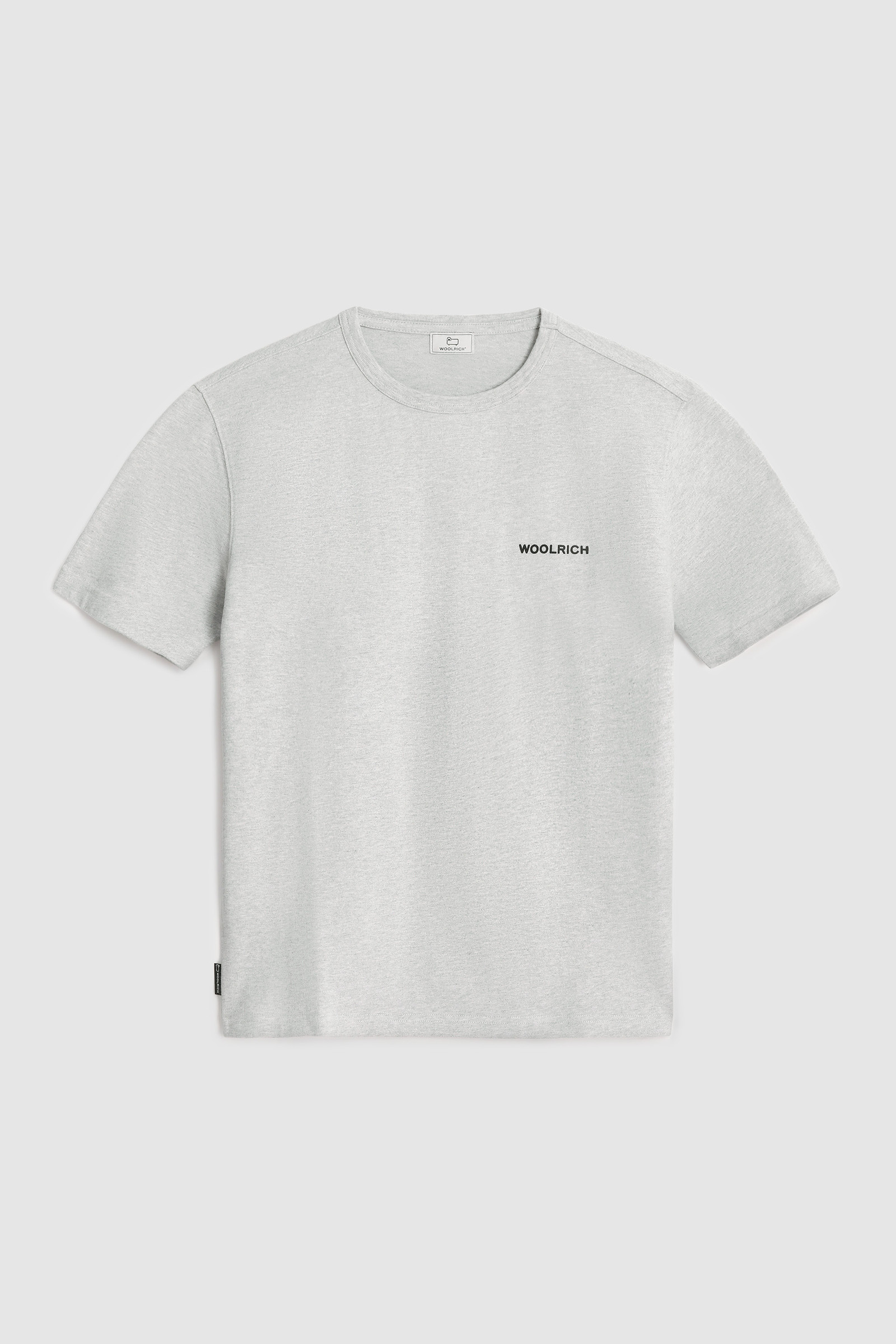 T-Shirt mit Aufdruck auf der Rückseite Grau photo 4 | Woolrich