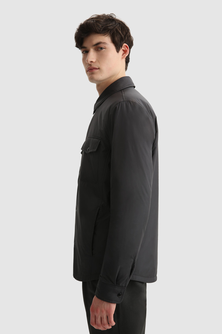 Giacca camicia Alaskan in microfibra con imbottitura PrimaLoft® nero photo 3 | Woolrich